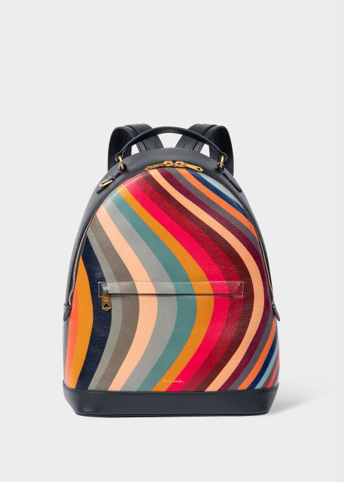 Product View - Women's Leather 'Swirl' Backpack Paul Smith