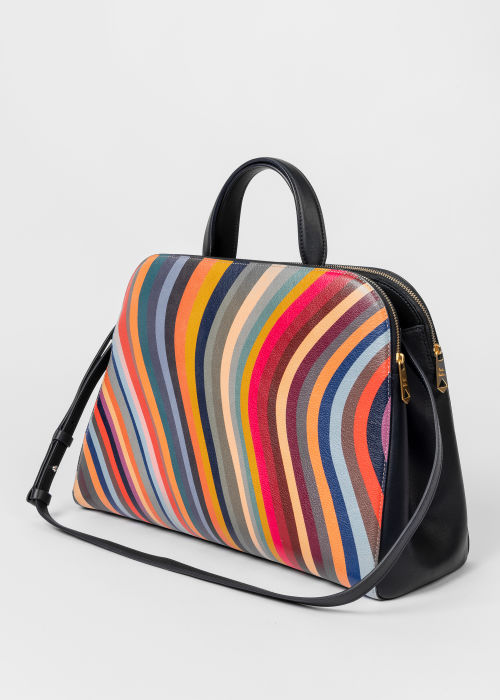 Detail View - Women's 'Swirl' Leather Bowling Bag Paul Smith