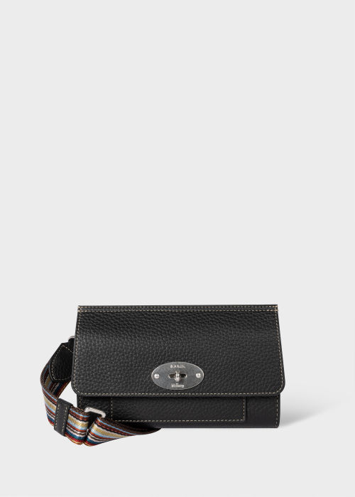 Product View - Mulberry x Paul Smith - Black Antony Clip Bag