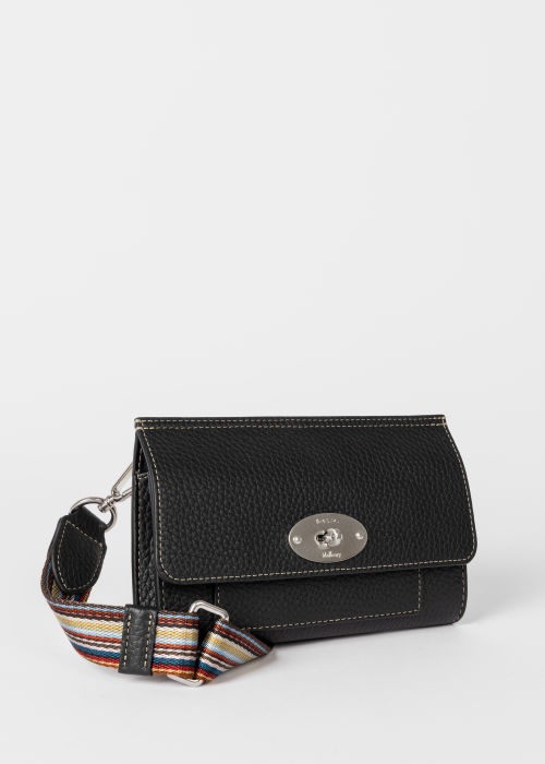 Product View - Mulberry x Paul Smith - Black Antony Clip Bag