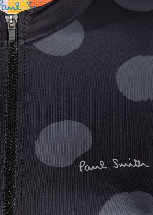 Product View - Women's Black 'Polka Dot' Cycling Jersey Paul Smith