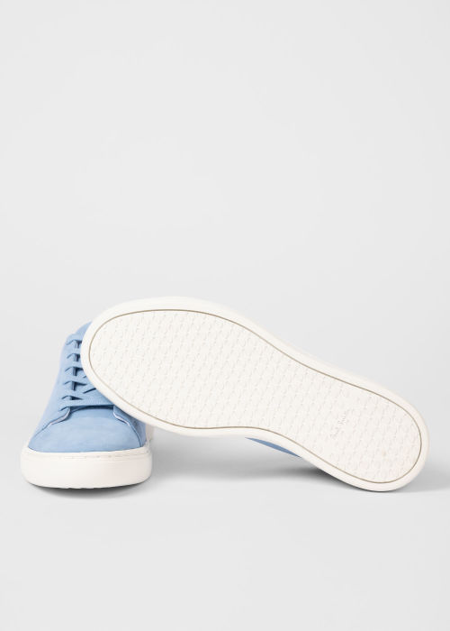 Product View - Women's Light Blue Nubuck 'Lee' Trainers Paul Smith