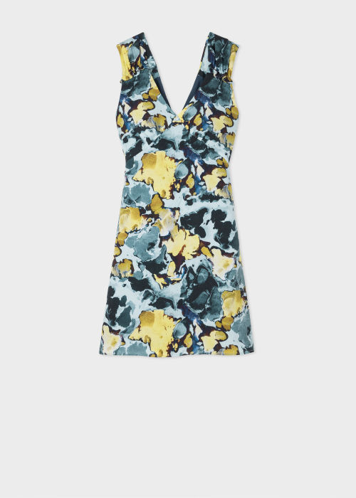 Product View - Women's Blue 'Marble' Dress Paul Smith