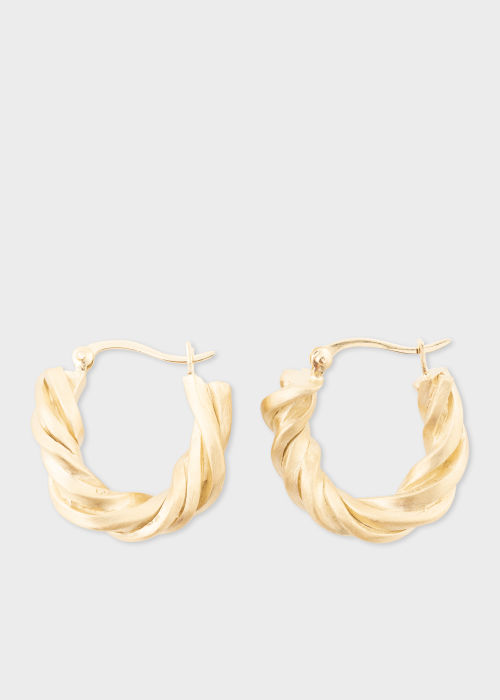 Women's 'Deep State' Gold Earrings by Completedworks