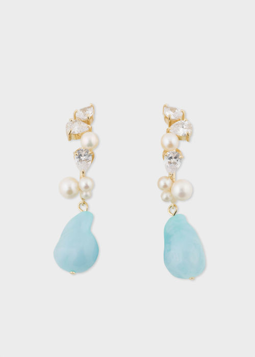 Women's 'Eze‐eh' Pearl & Cubic Zirconia Earrings by Completedworks