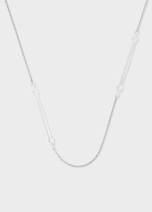 Women's 'Iliana' Silver Long Wrap Necklace by Helena Rohner