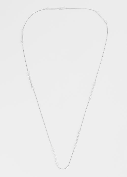 Women's 'Iliana' Silver Long Wrap Necklace by Helena Rohner