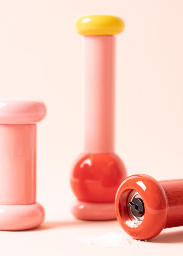 Alessi Pink Salt & Pepper Grinder by Ettore Sottsass