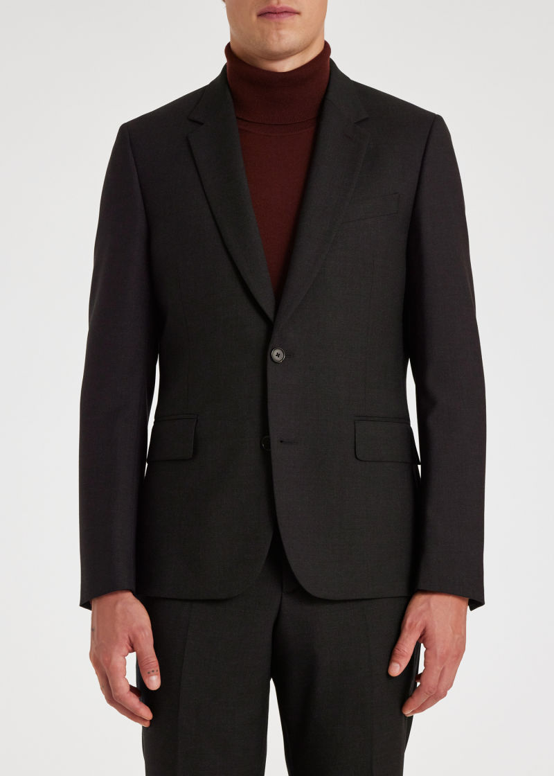 Tailored-Fit Wool Suit