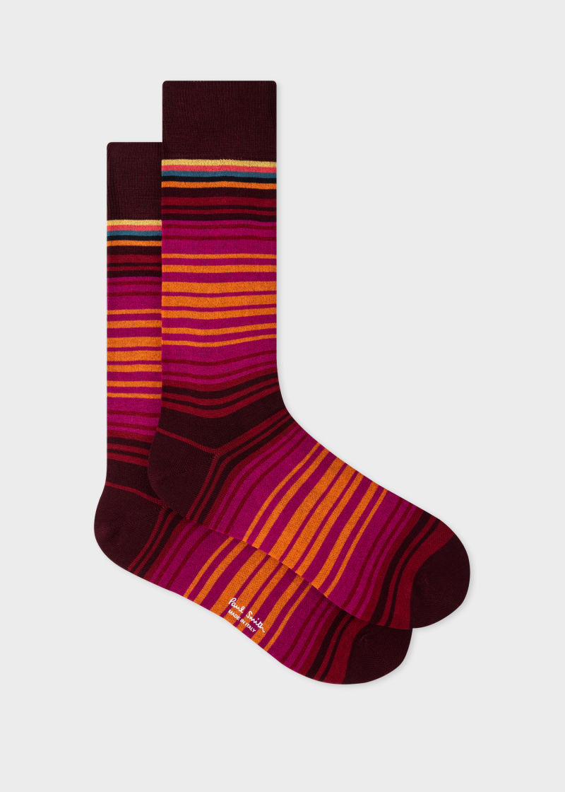 Gradient Stripe Socks