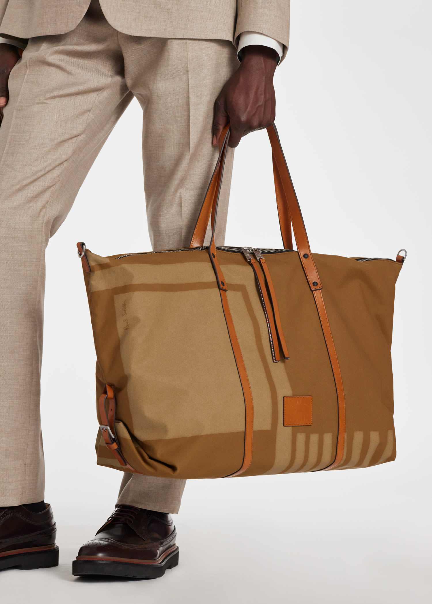 Paul Smith Tan Holdall Bag in Brown for Men