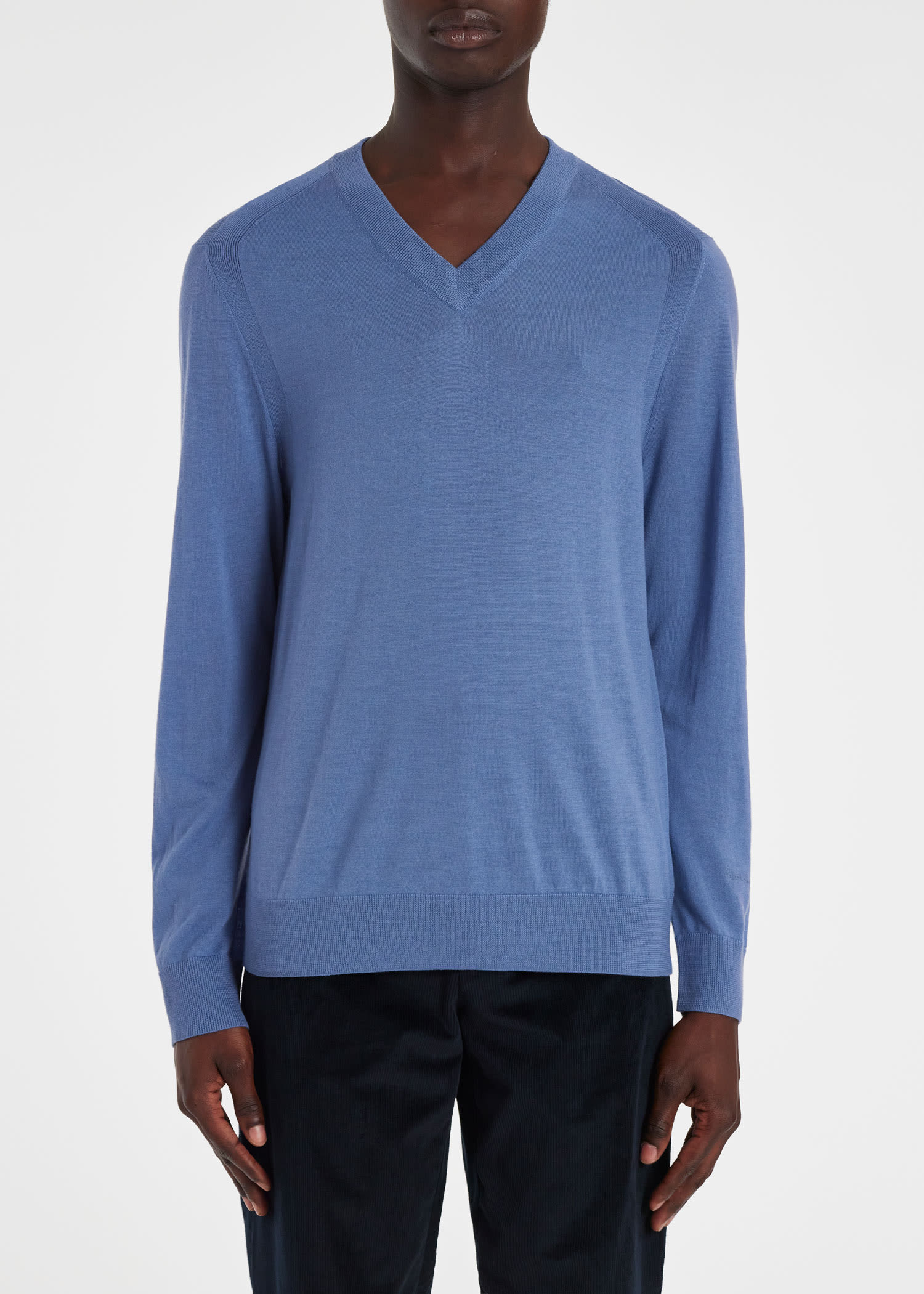 Soft Wool Ombré Crew Neck Sweater