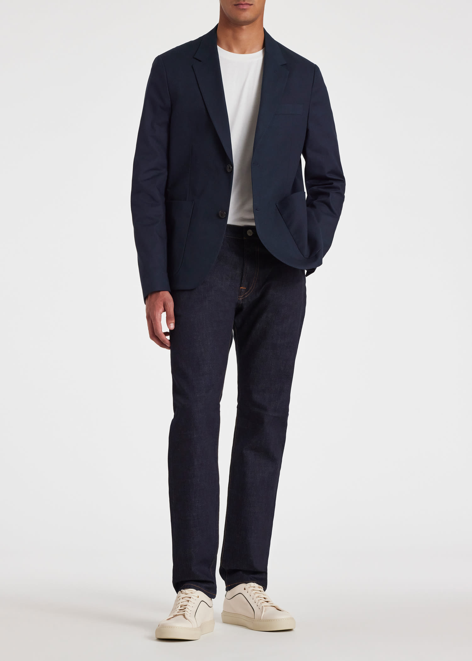 Unlined navy blazer outlet