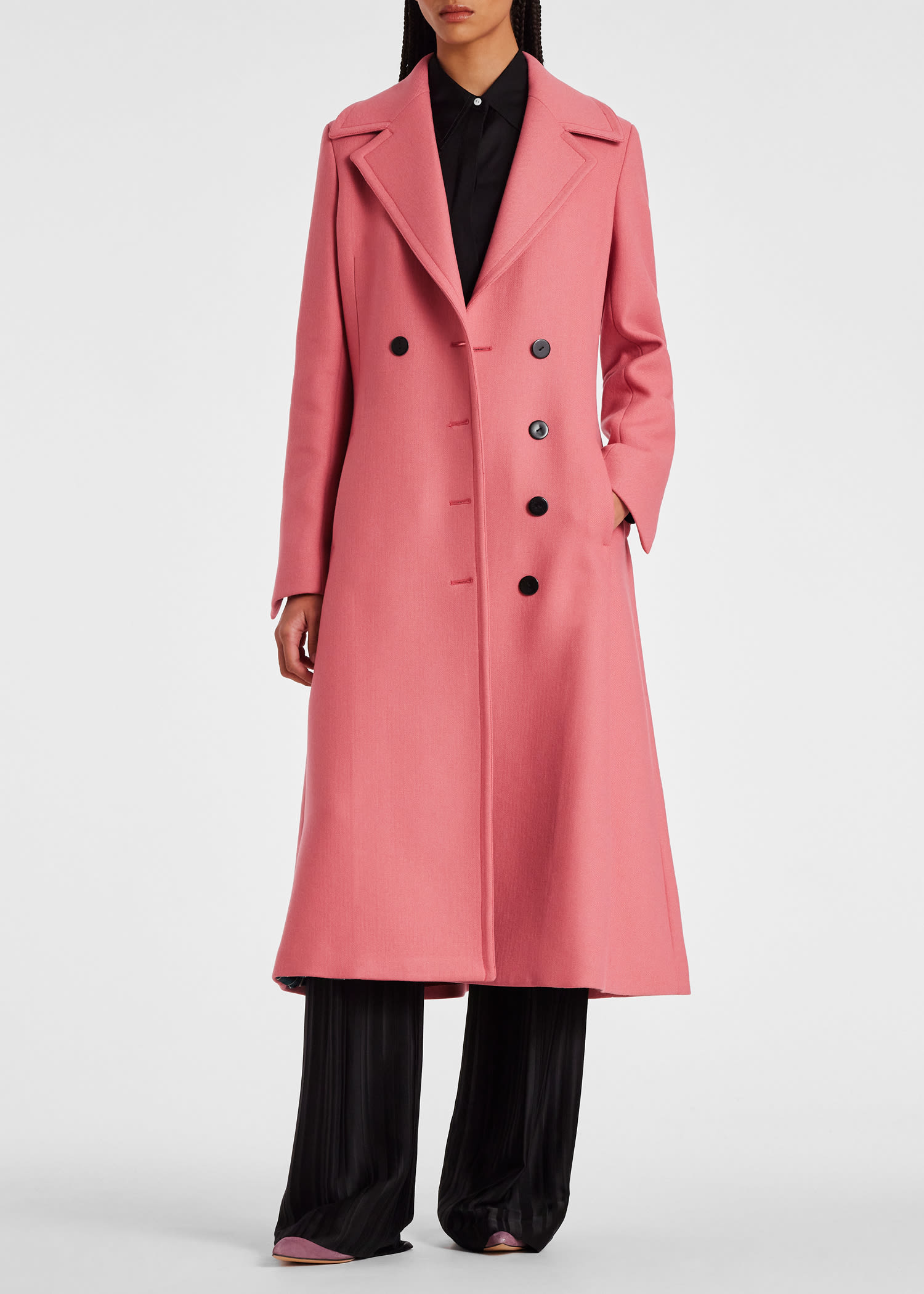 Pink online cashmere coats