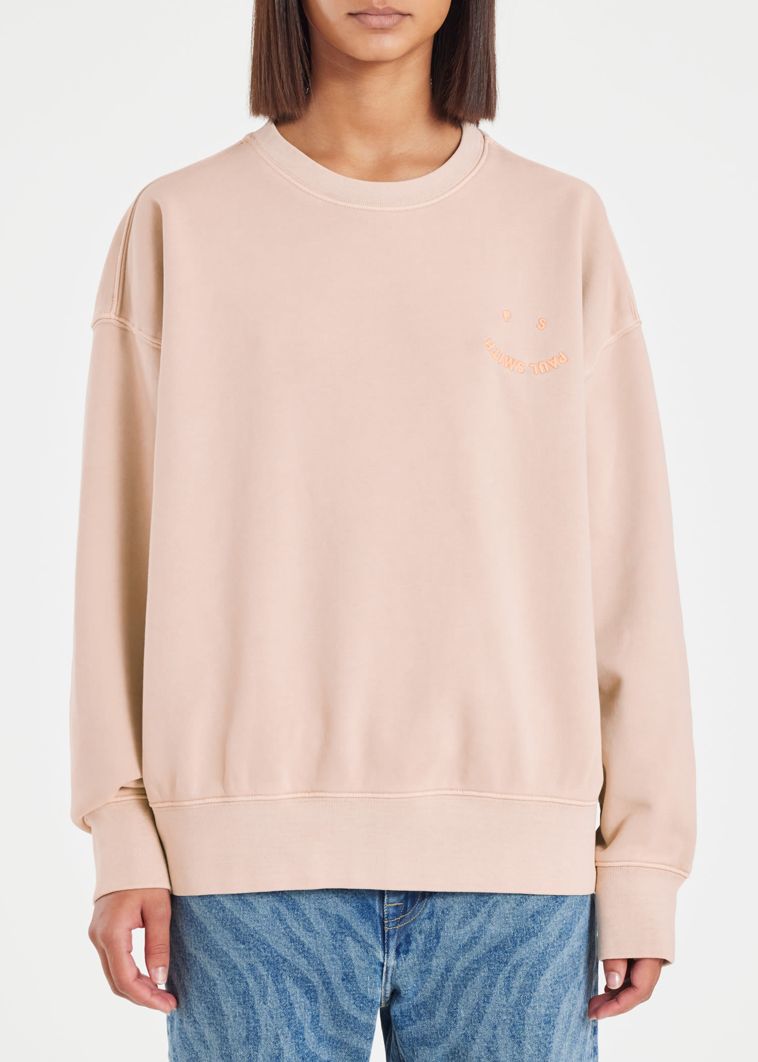 Womens pale pink clearance sweatshirt