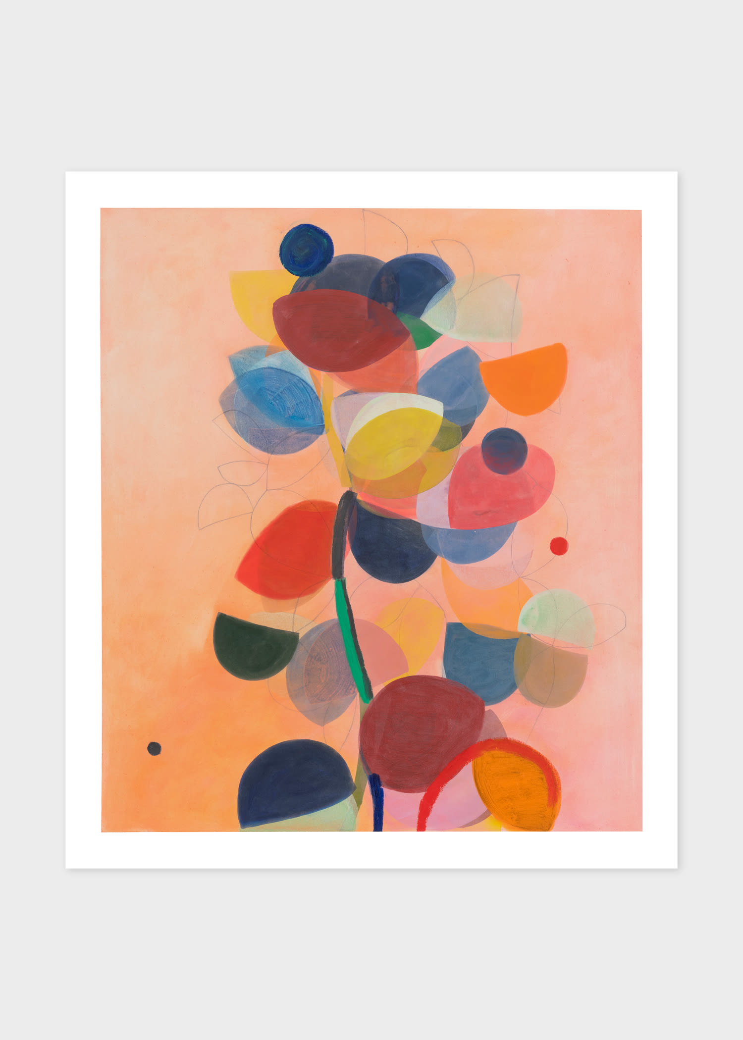 Untitled Peachy 2022 Limited Edition Print By Vicki Sher bicycle-shop