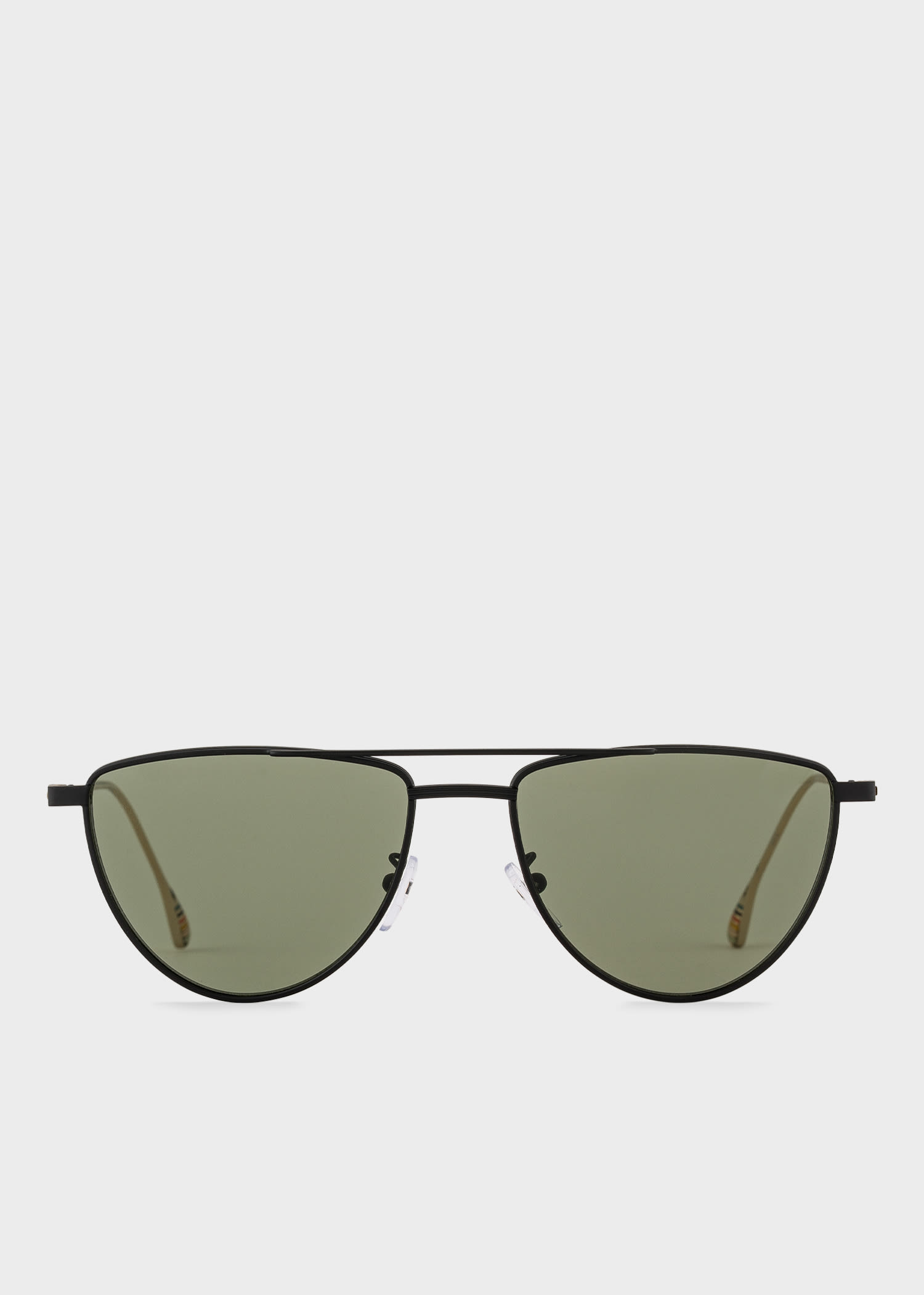 Matte Black 'Garner' Sunglasses