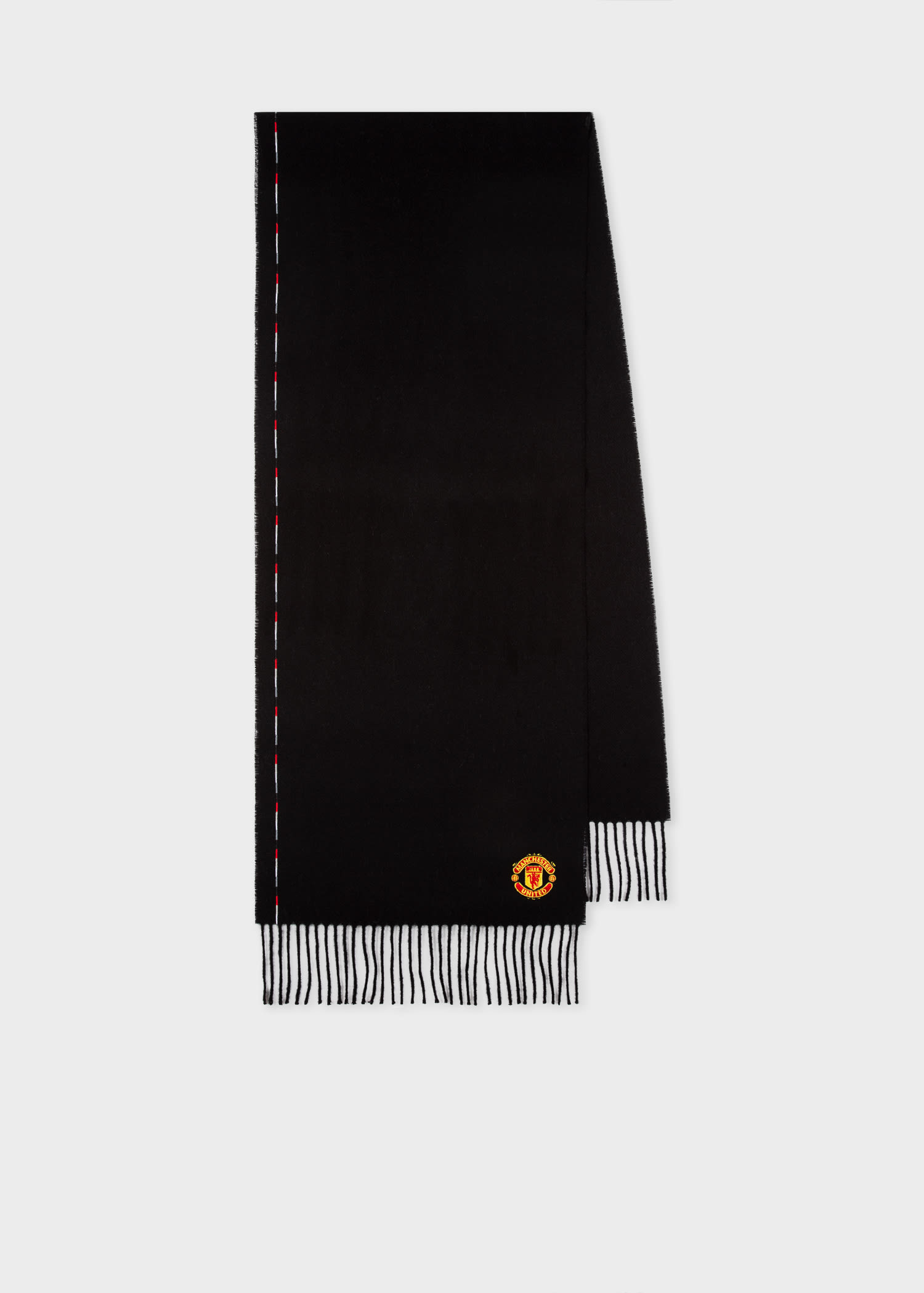 Paul Smith & Manchester United - Black Wool Scarf