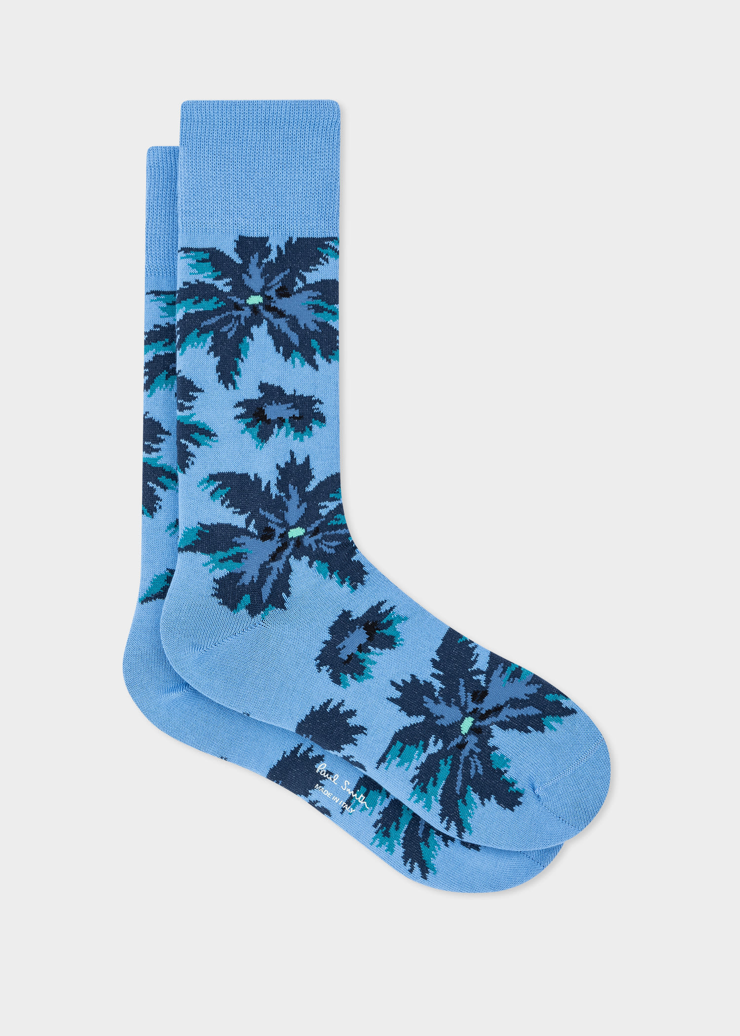 Men's Blue 'Palmera' Socks