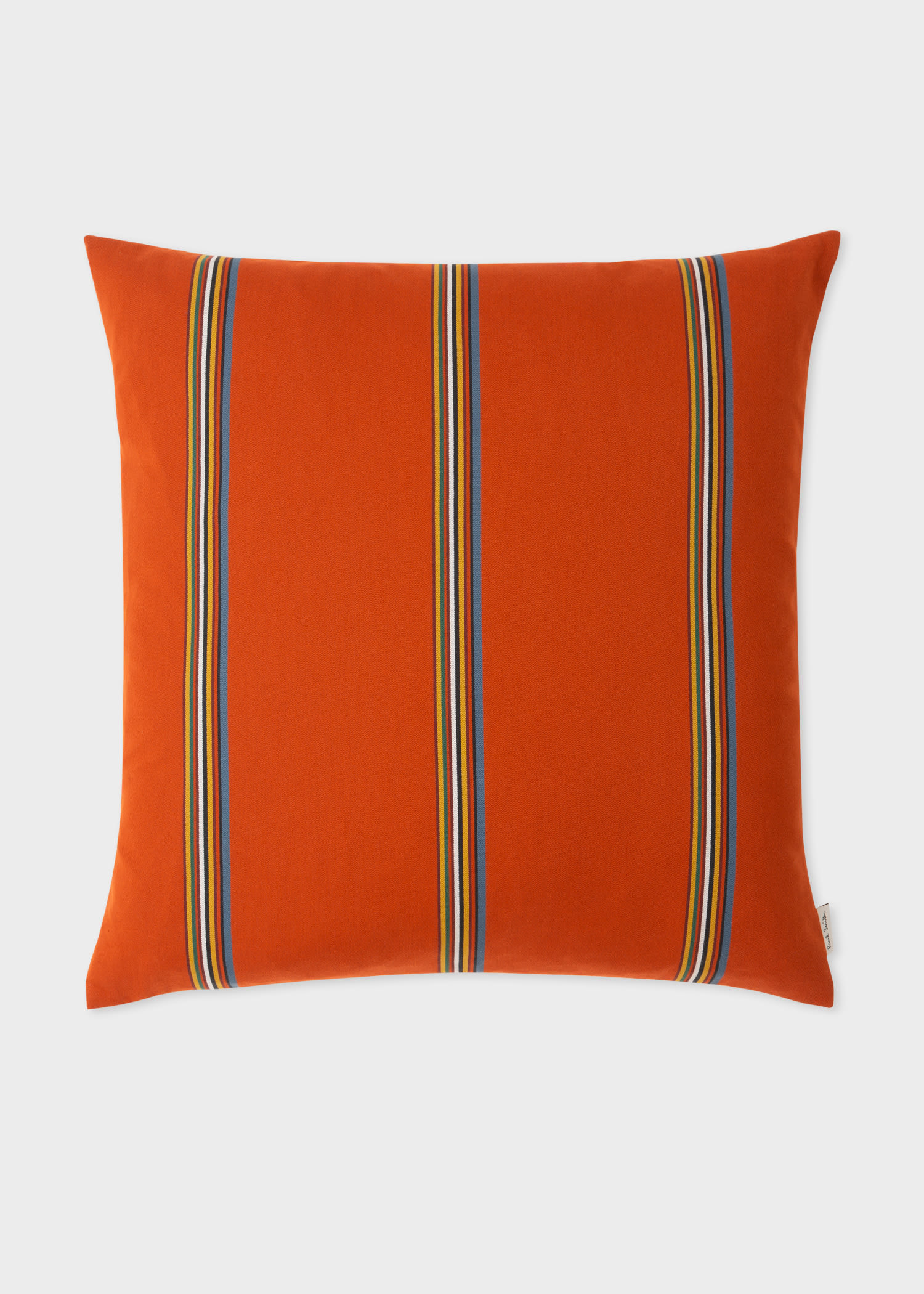 Burnt Orange 'Signature Stripe' Cushion