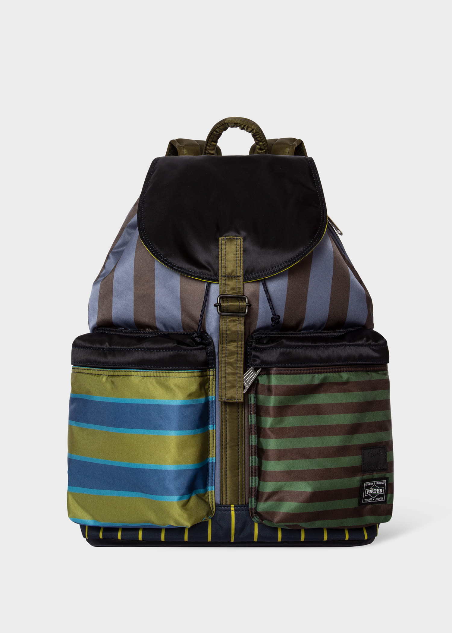 Mixed Stripe Backpack - Paul Smith + PORTER