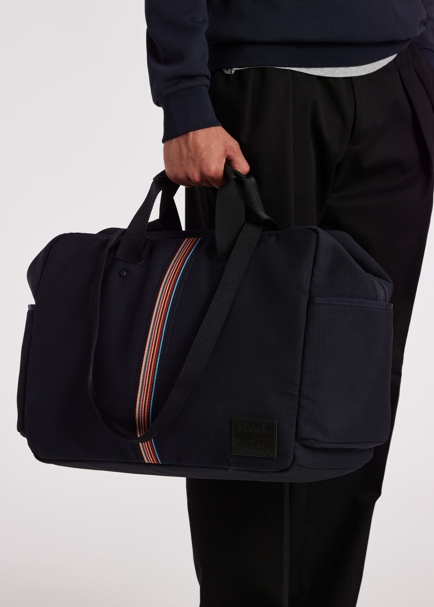 Canvas Signature Stripe Holdall