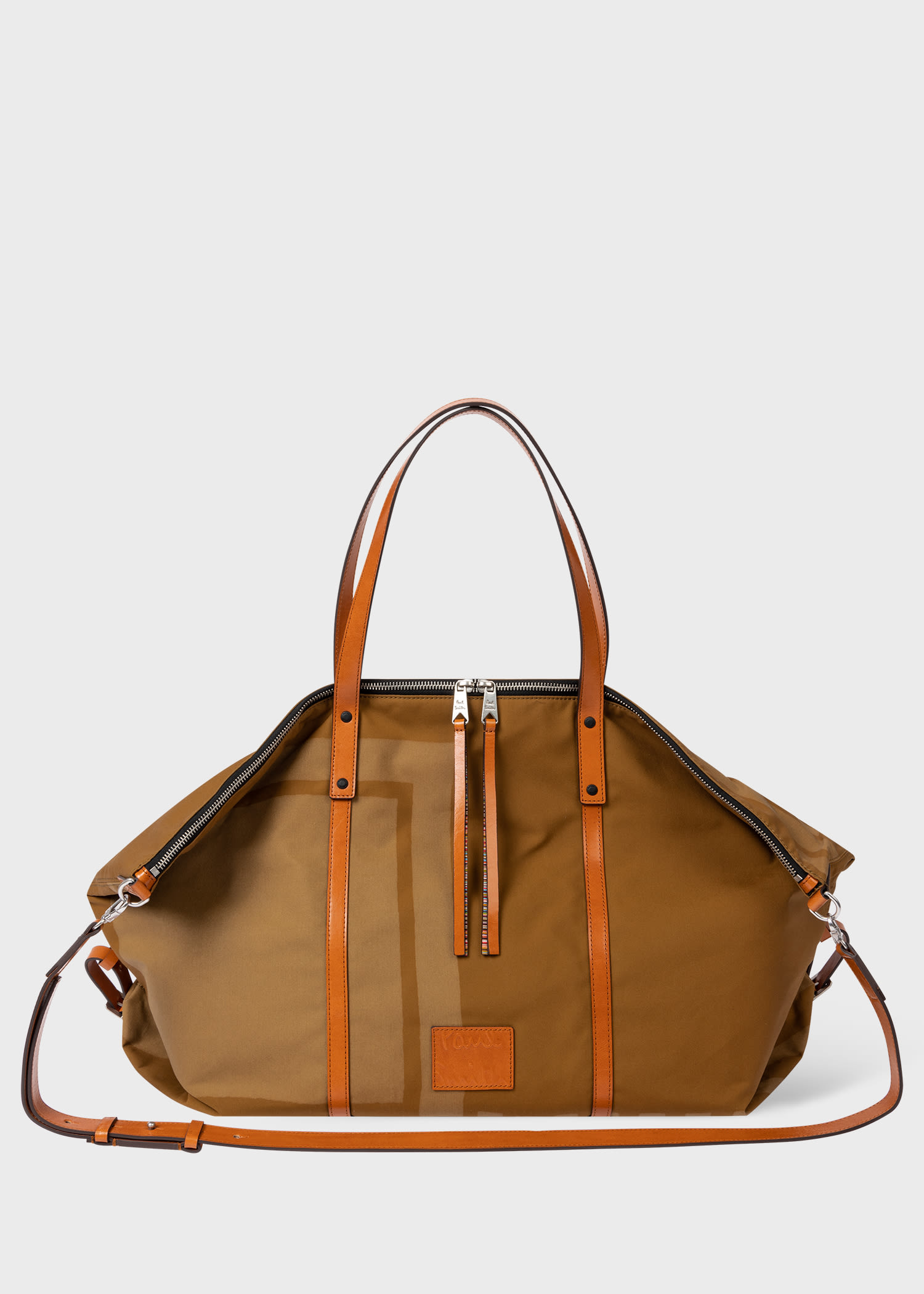 Paul Smith Swirl Leather Shoulder Bag - Orange