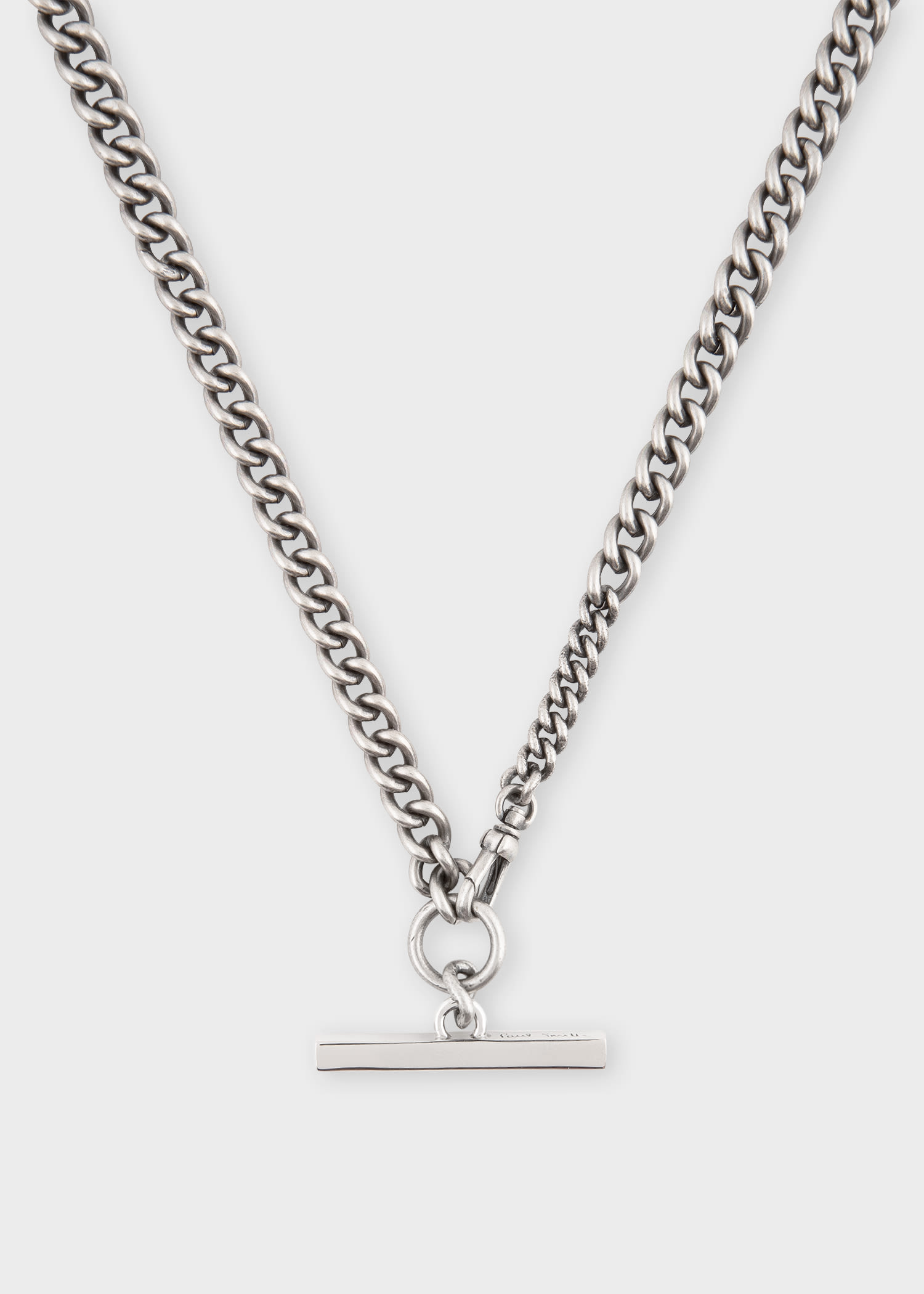 18ct Gold or Sterling Silver T Bar Necklace | Hurleyburley