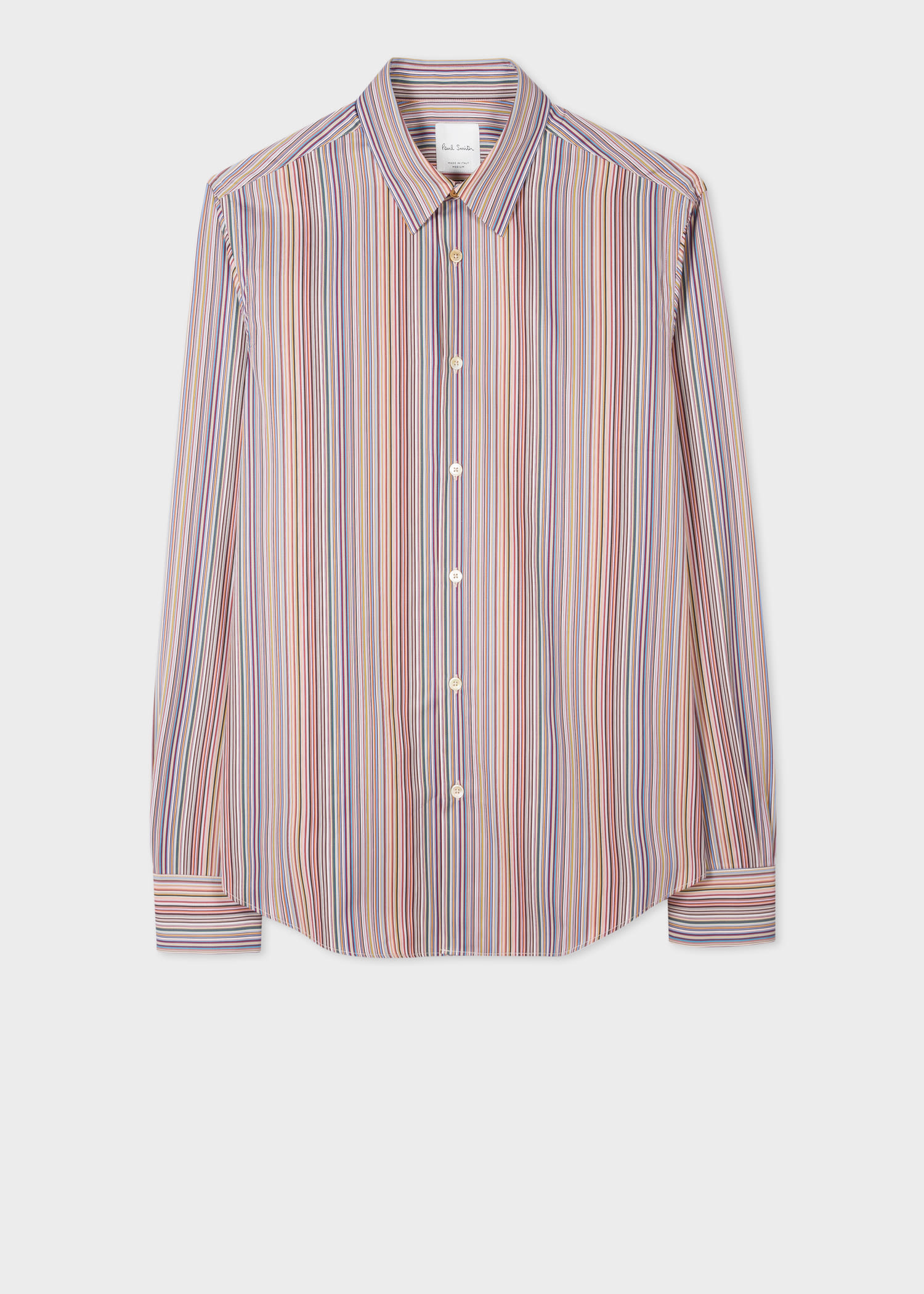 Slim-Fit Signature Stripe Cotton Shirt