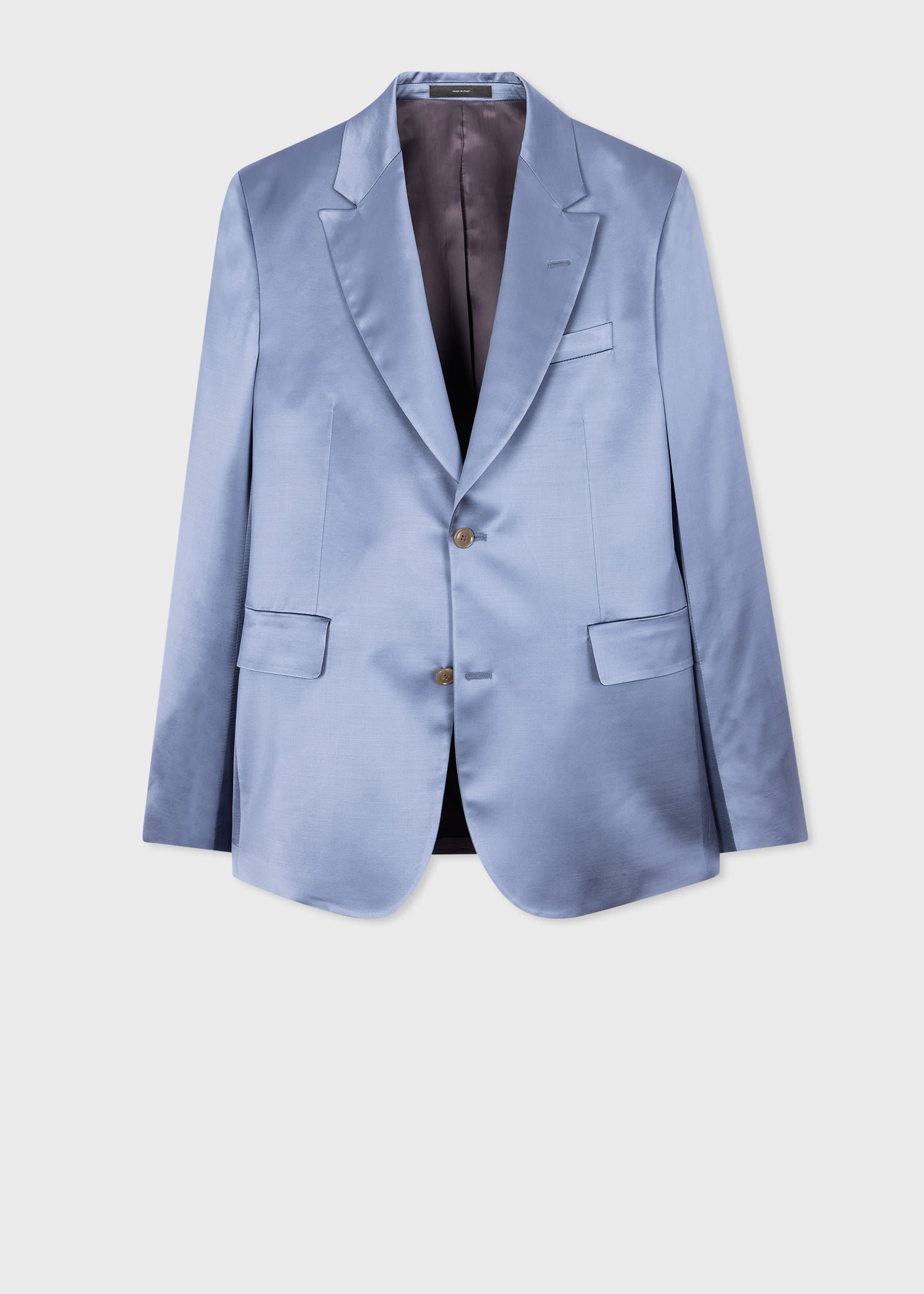 Blue satin blazer new arrivals