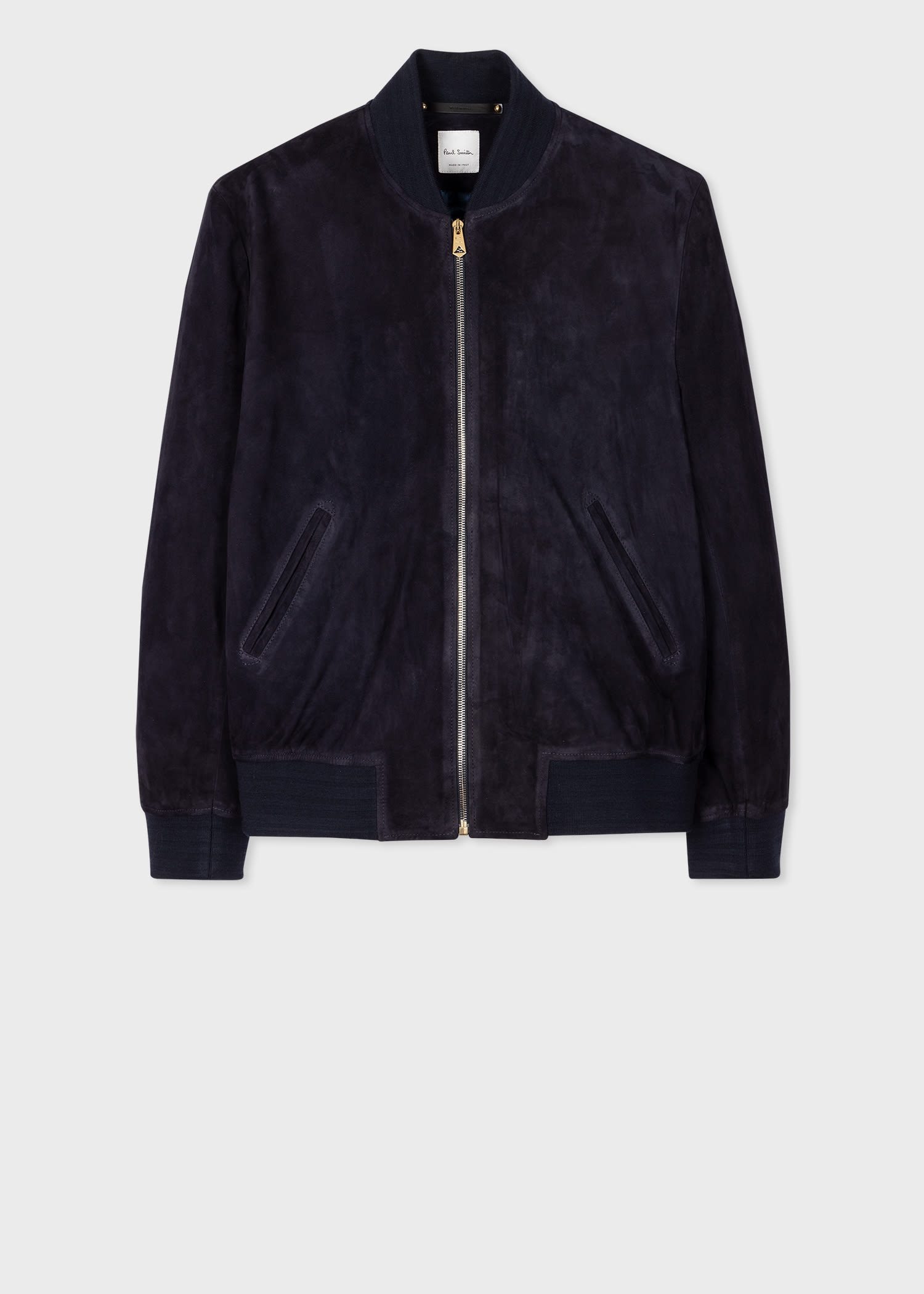 Mens suede shop bomber jacket black
