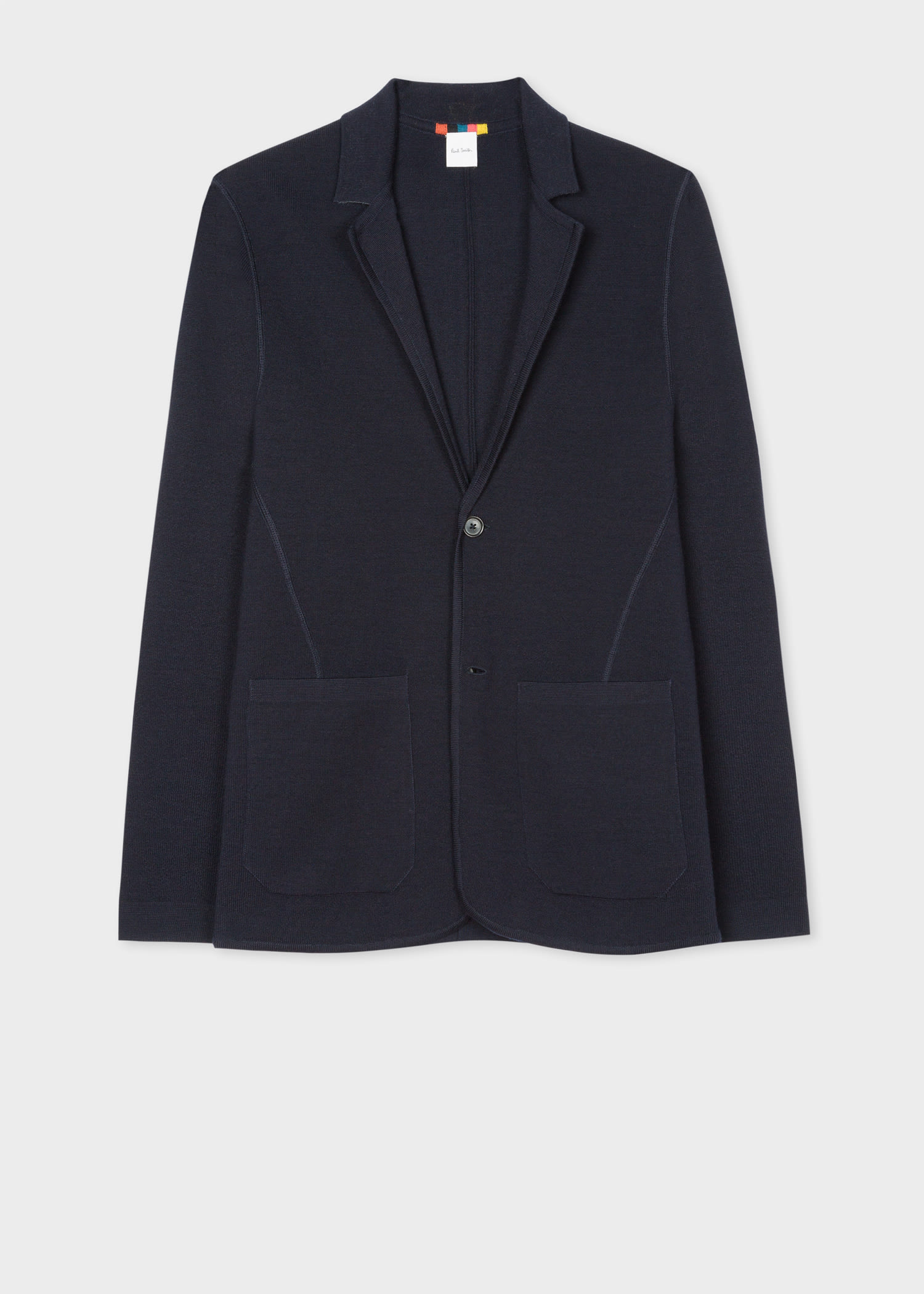 navy cardigan