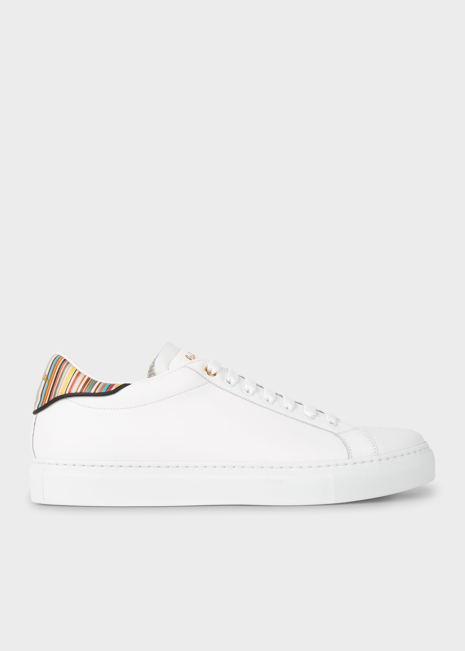 White Leather 'Beck' Sneakers