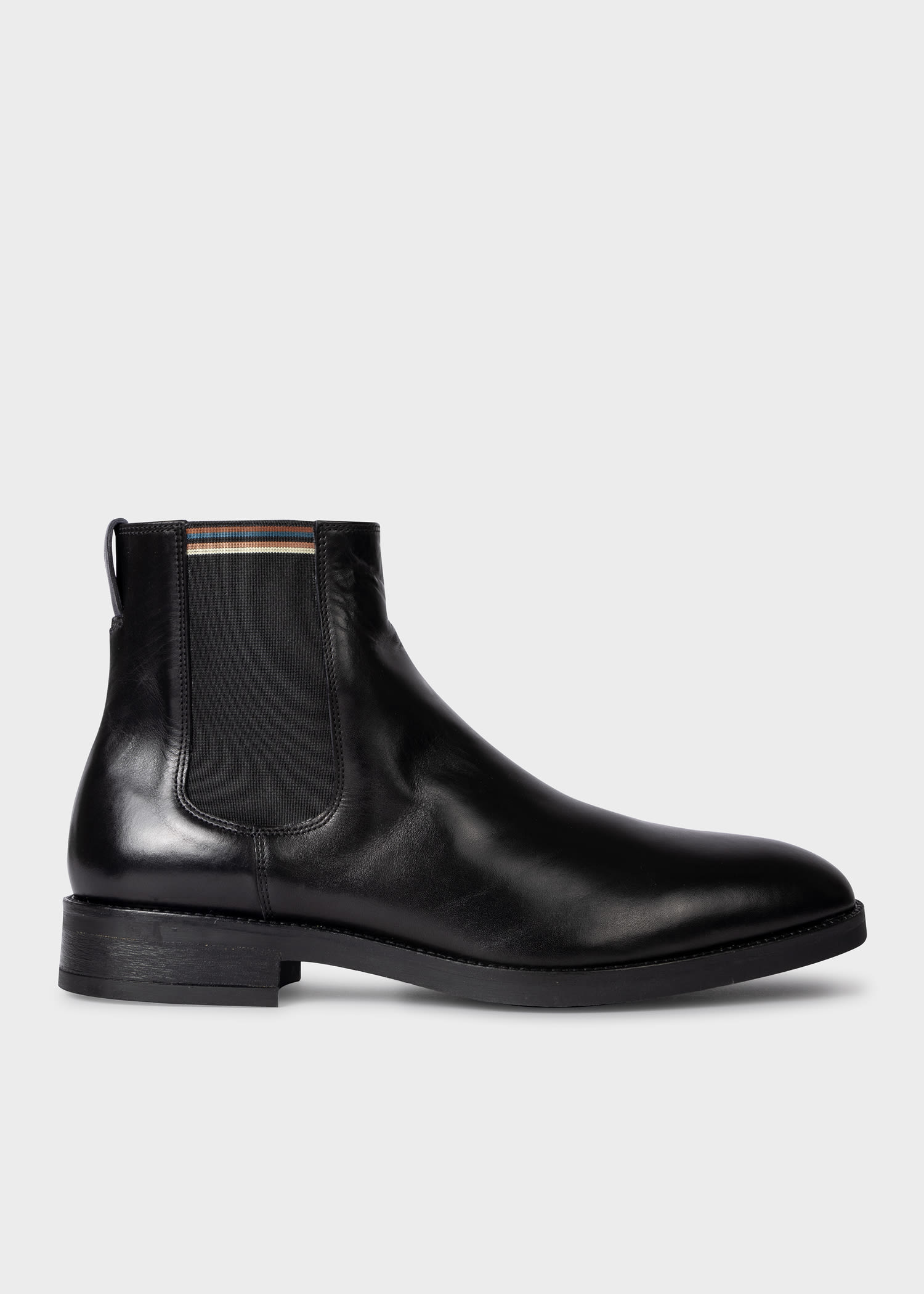 Black Leather 'Lansing' Chelsea Boots