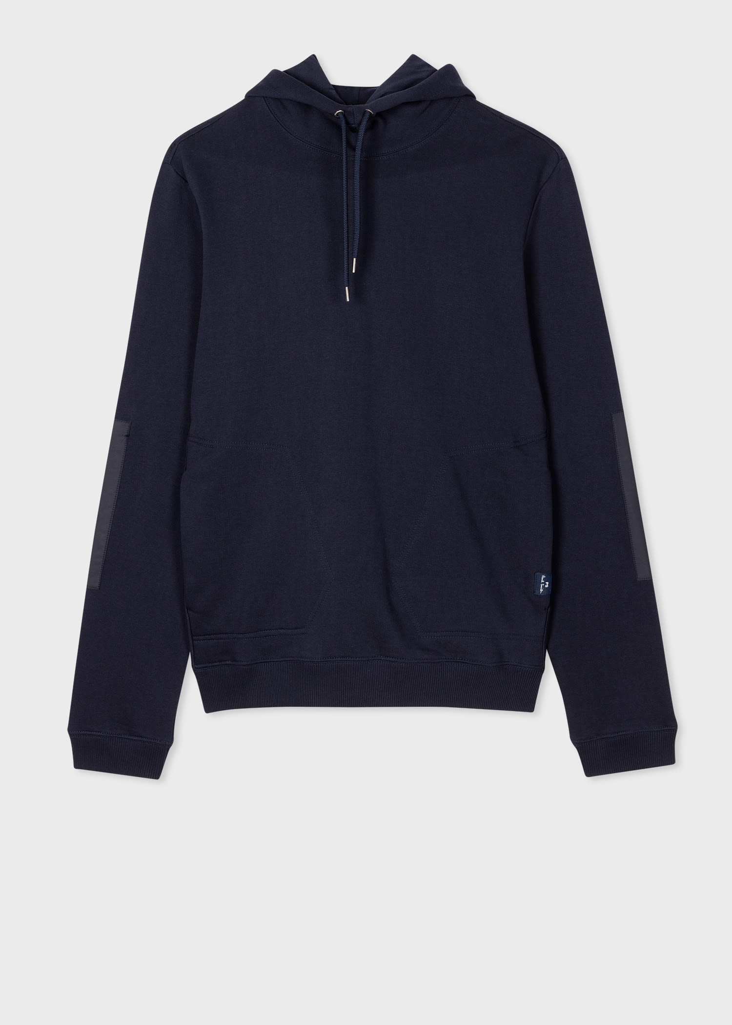 Men contrast panel letter print shop hooded sweatshirt with drawstring pants