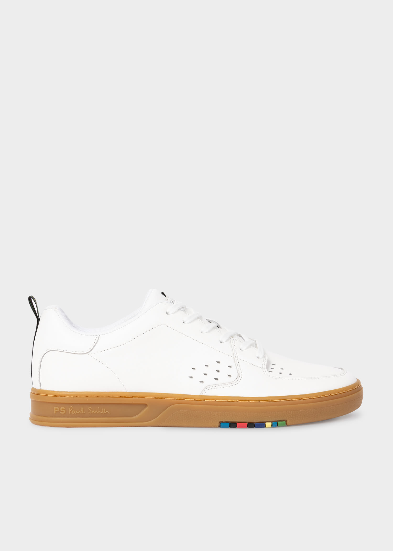 Mens white shoe with gum sole on sale