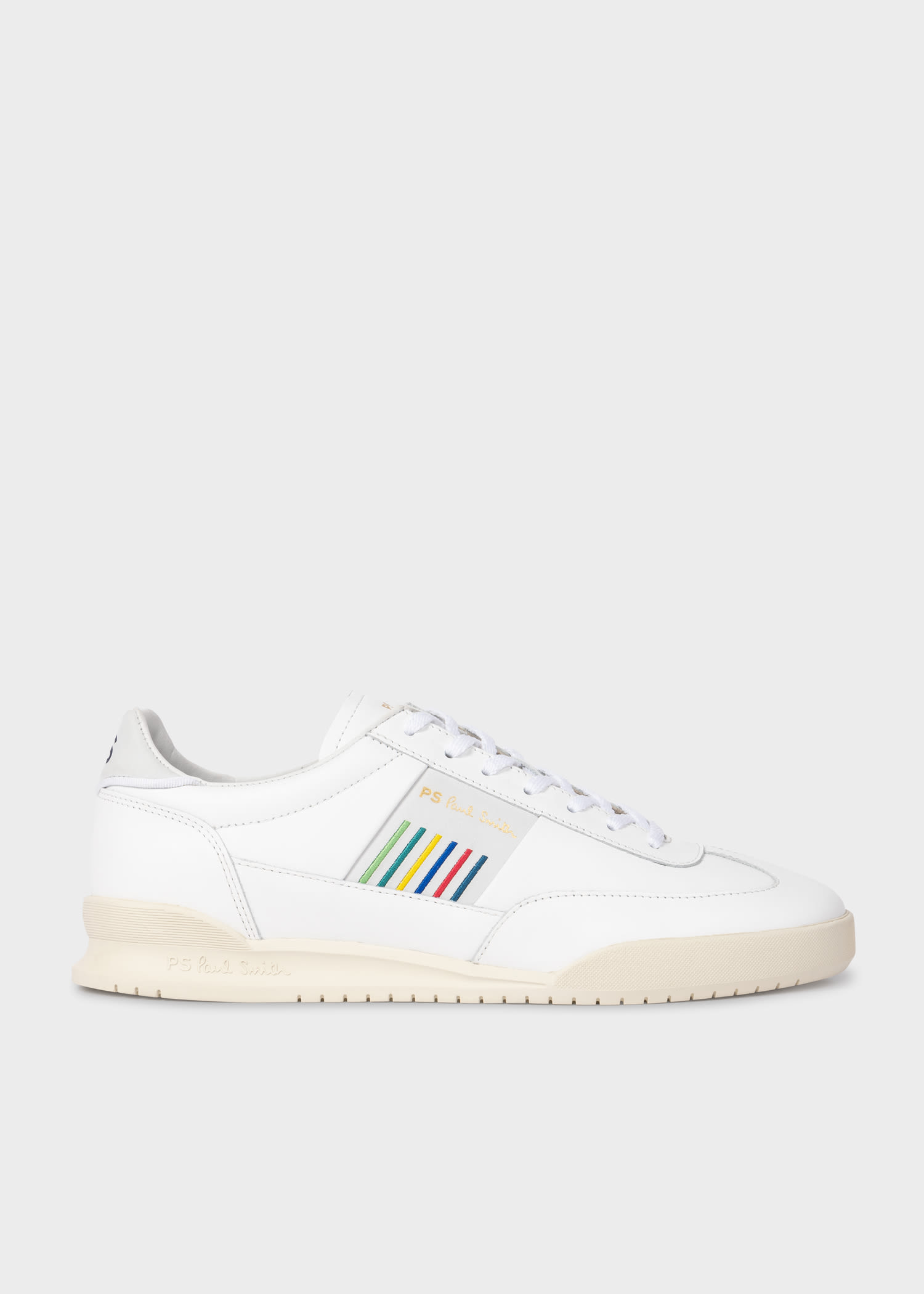 Men's White Leather 'Dover' Trainers