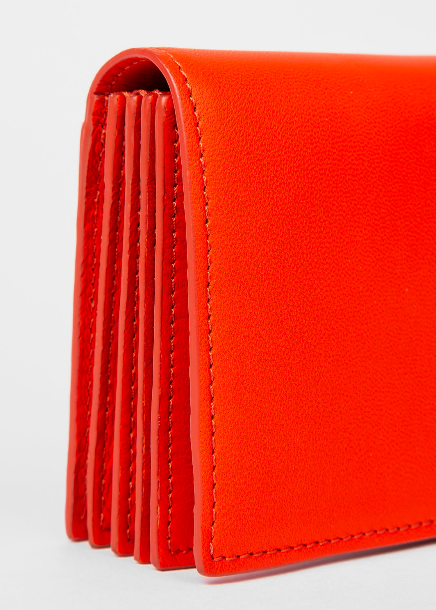orange leather bag