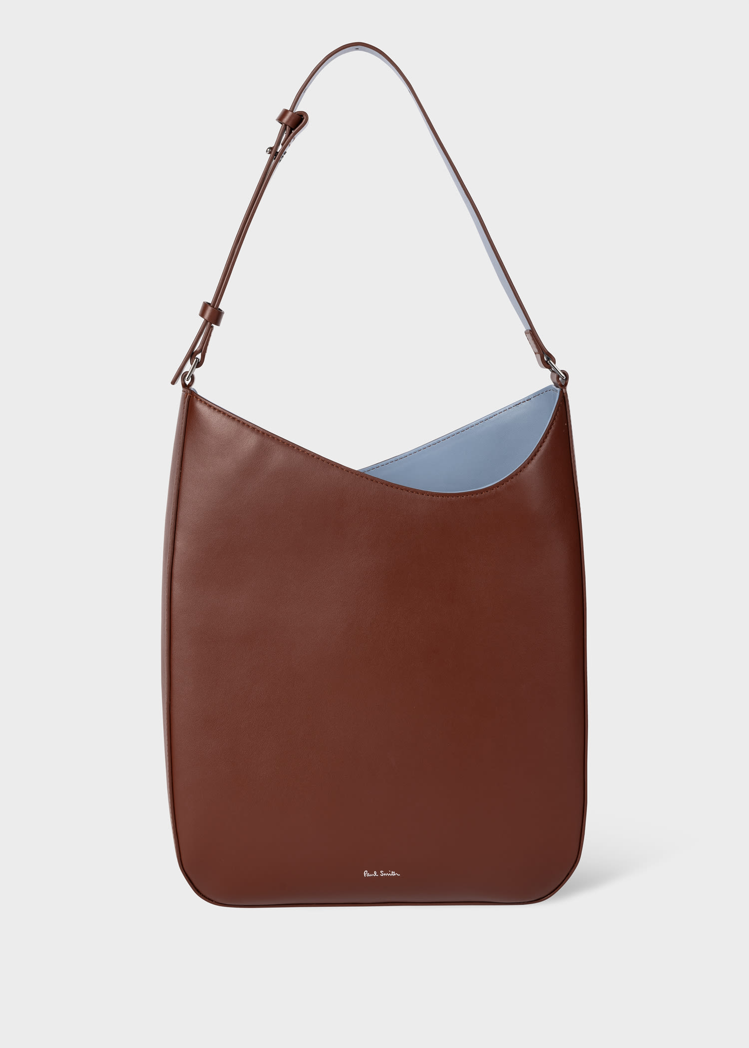 Furla contrast-lining Leather Tote Bag