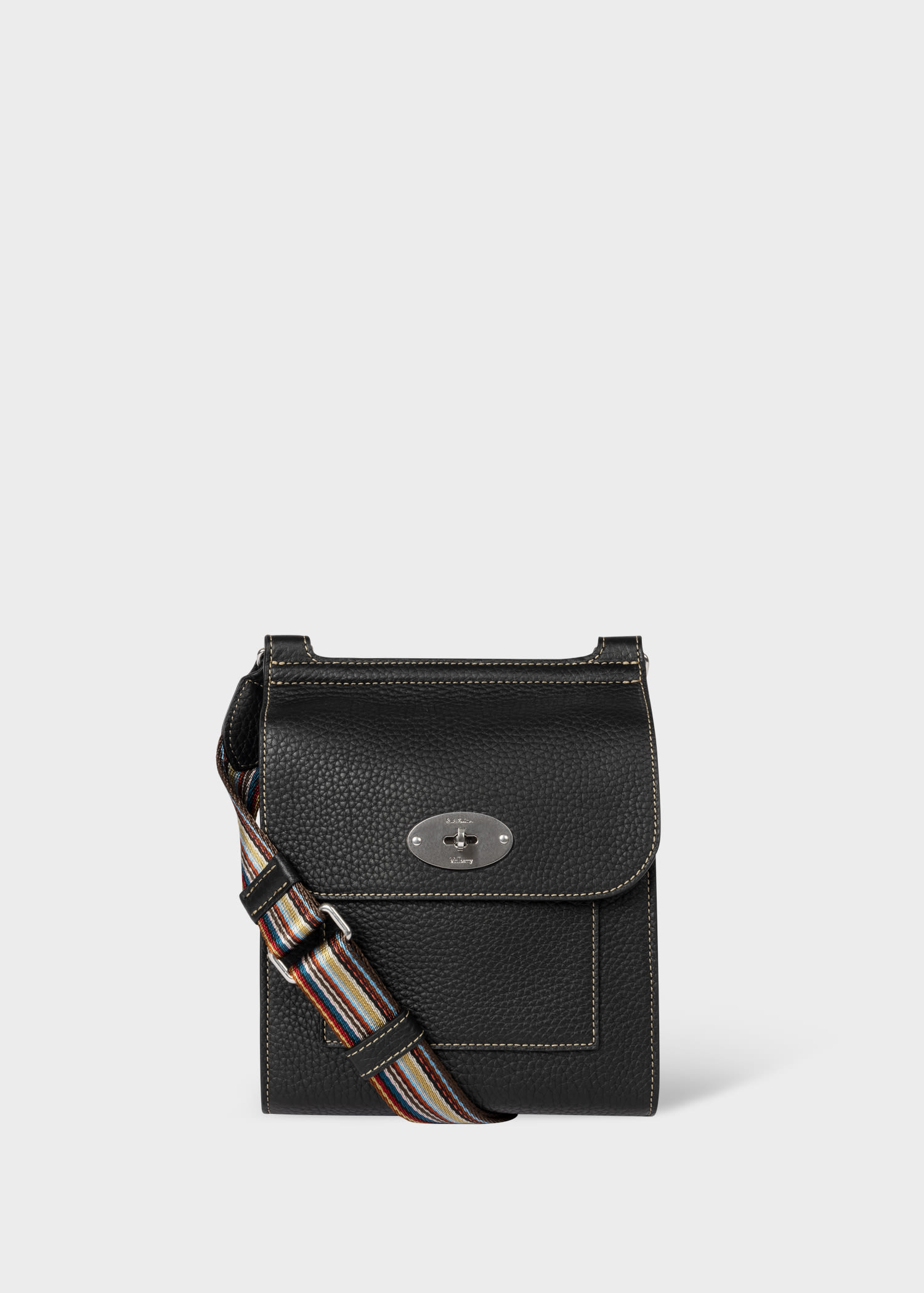Paul Smith X Mulberry Mini Leather Anthony Cross-body Bag in Black