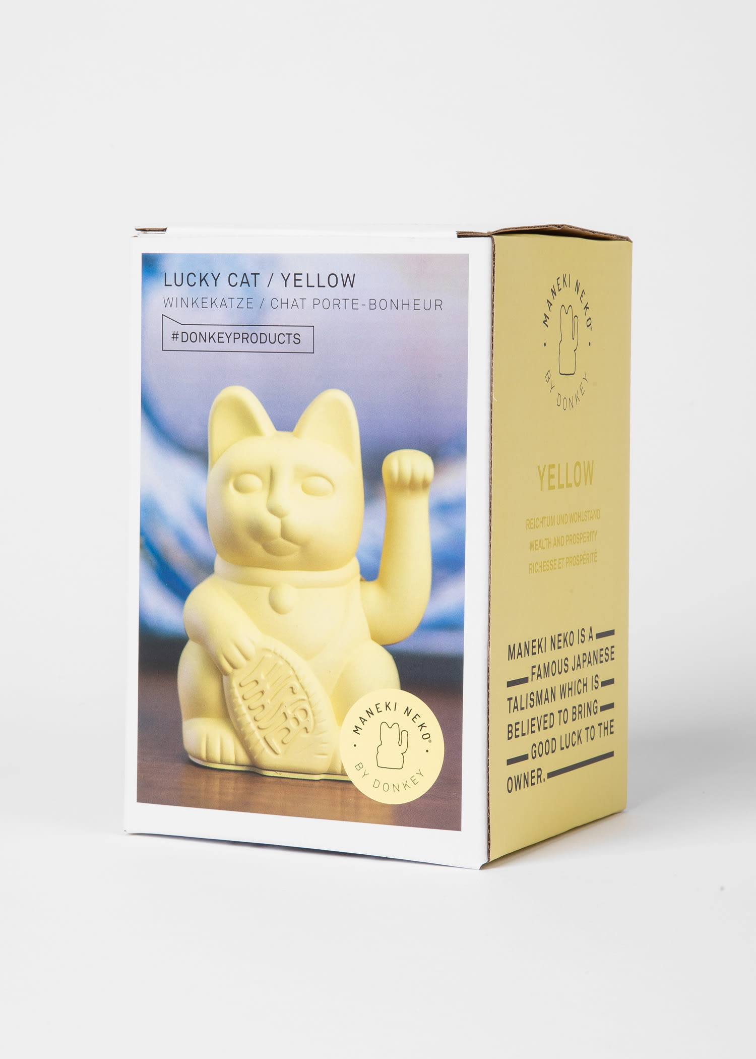 Chat Porte Bonheur Jaune Maneki Neko Paul Smith Francais Chat Porte Bonheur Jaune Maneki Neko Paul Smith Francais