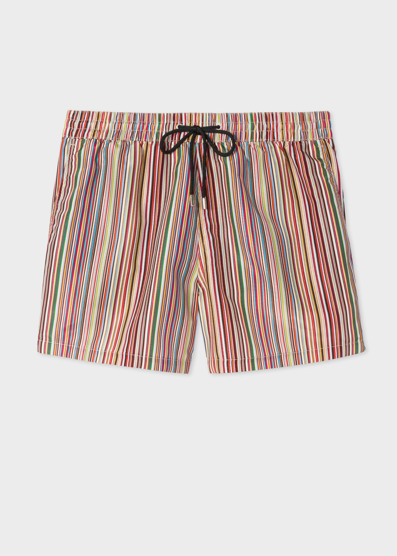Men's 'Signature Stripe' Print Swim Shorts
