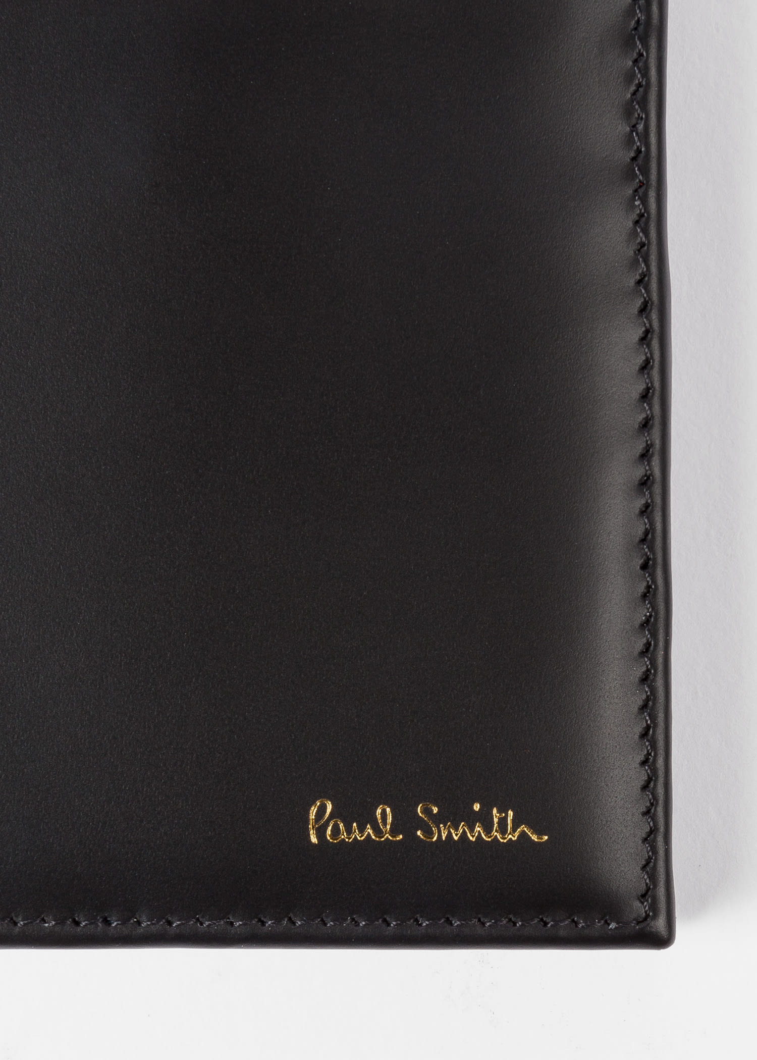 Paul Smith Homme deux volets Portefeuille Mini Rapha en cuir italien noir BNWT RRP £ 180 