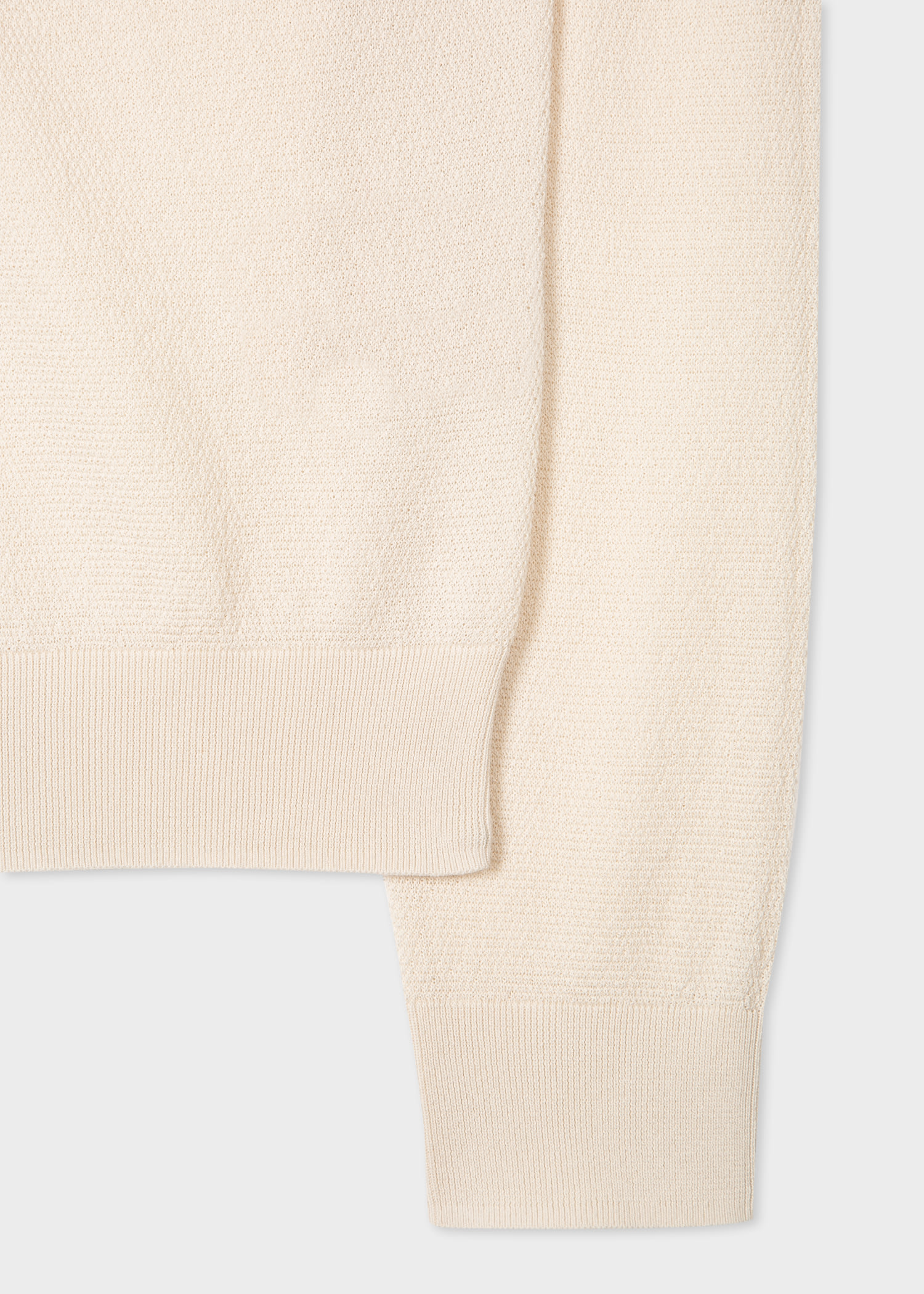 Pull Ecru Avec Col En Coton Paul Smith Francais