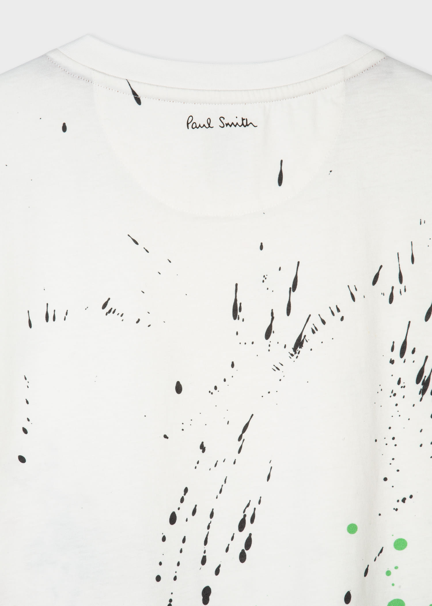 white paint shirt