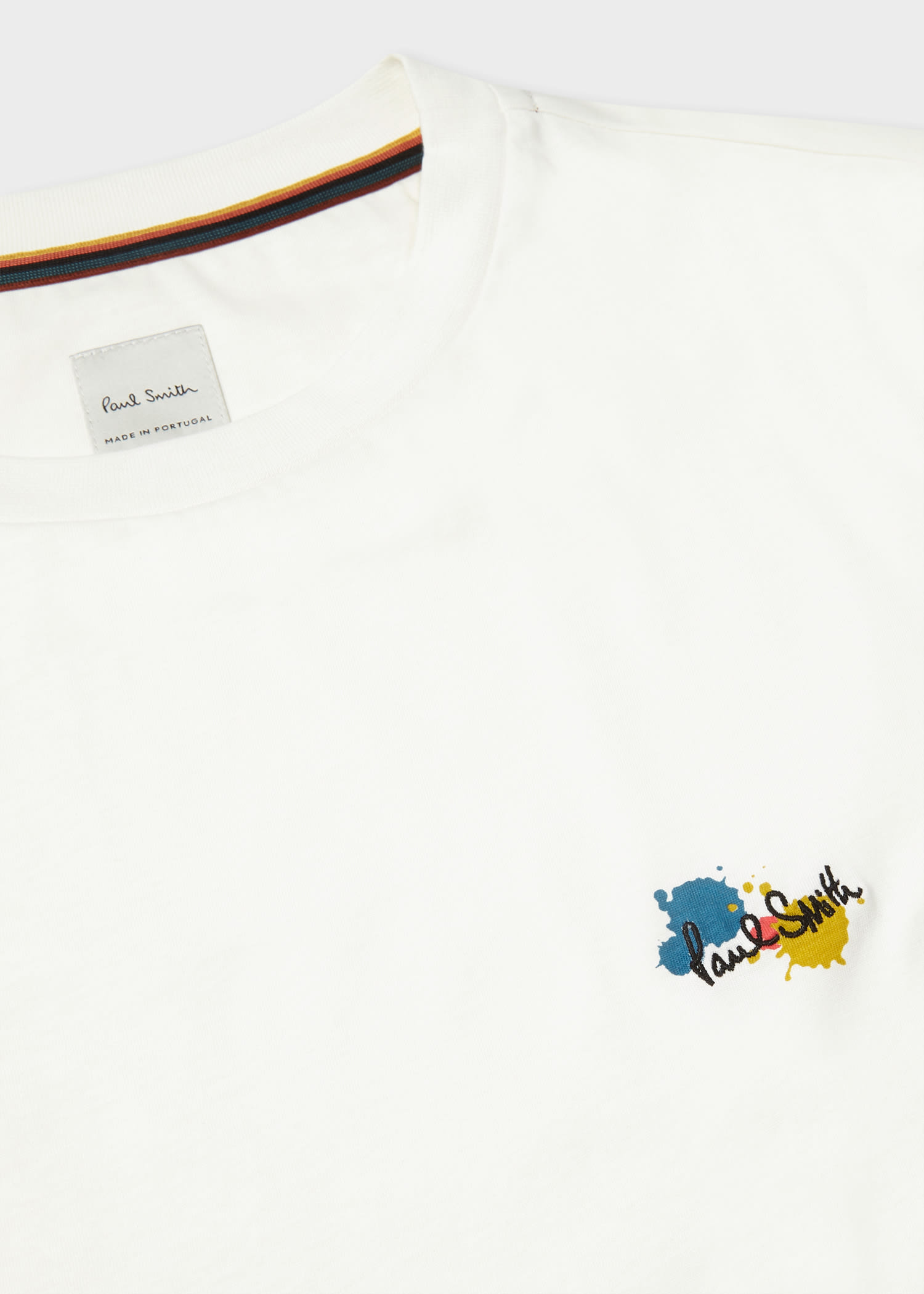 white paint shirt
