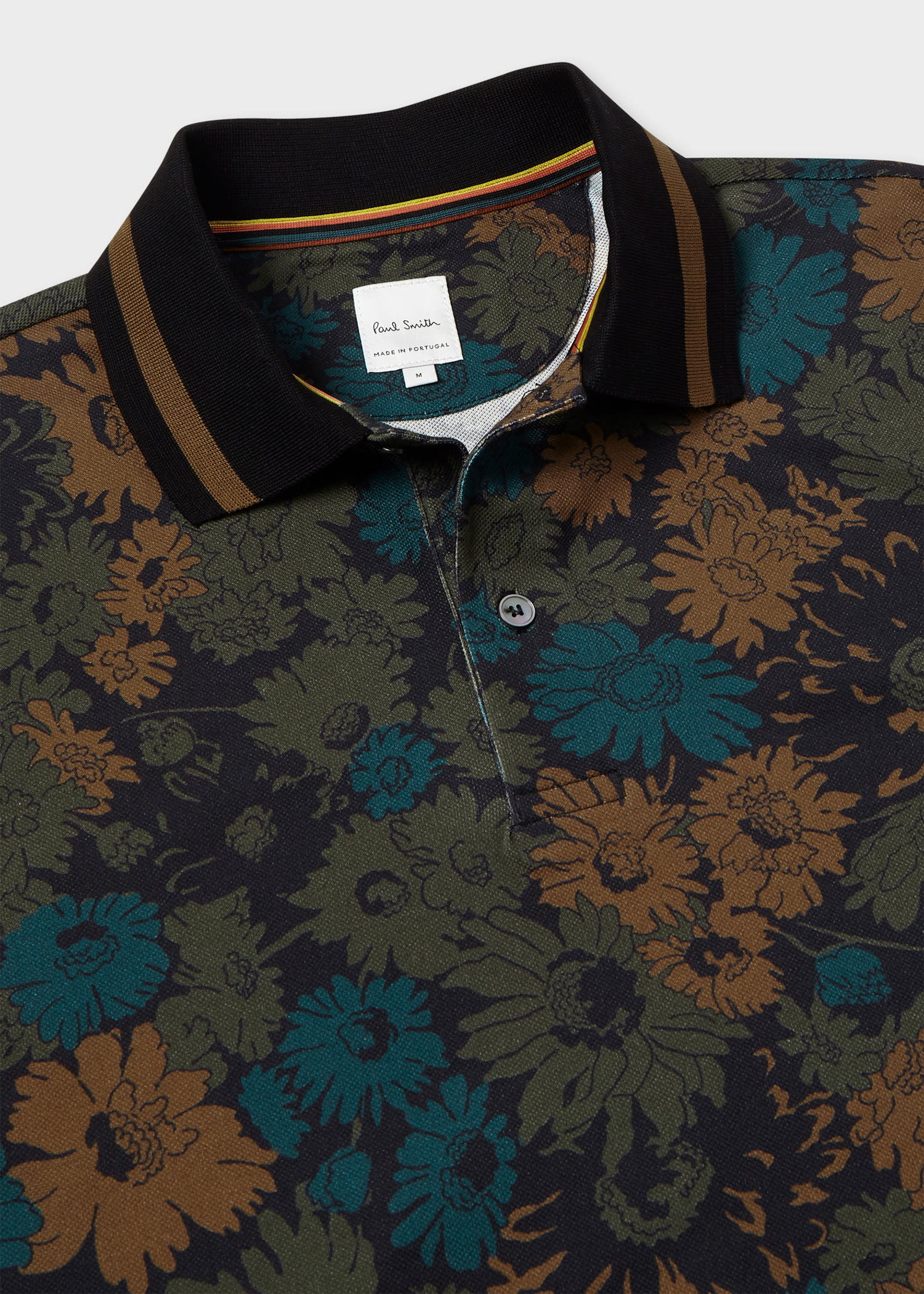 Men's 'Archive Floral' Print Polo Shirt