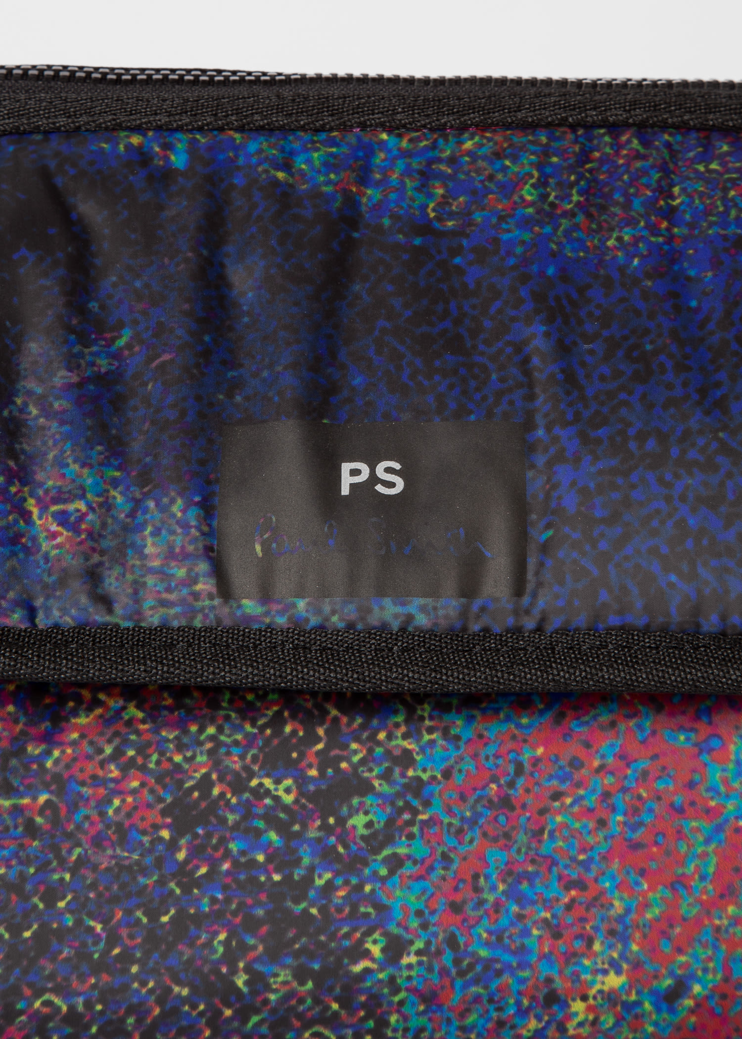 Men S Oil Slick Print Recycled Polyester Wash Bag Paul Smith Asia