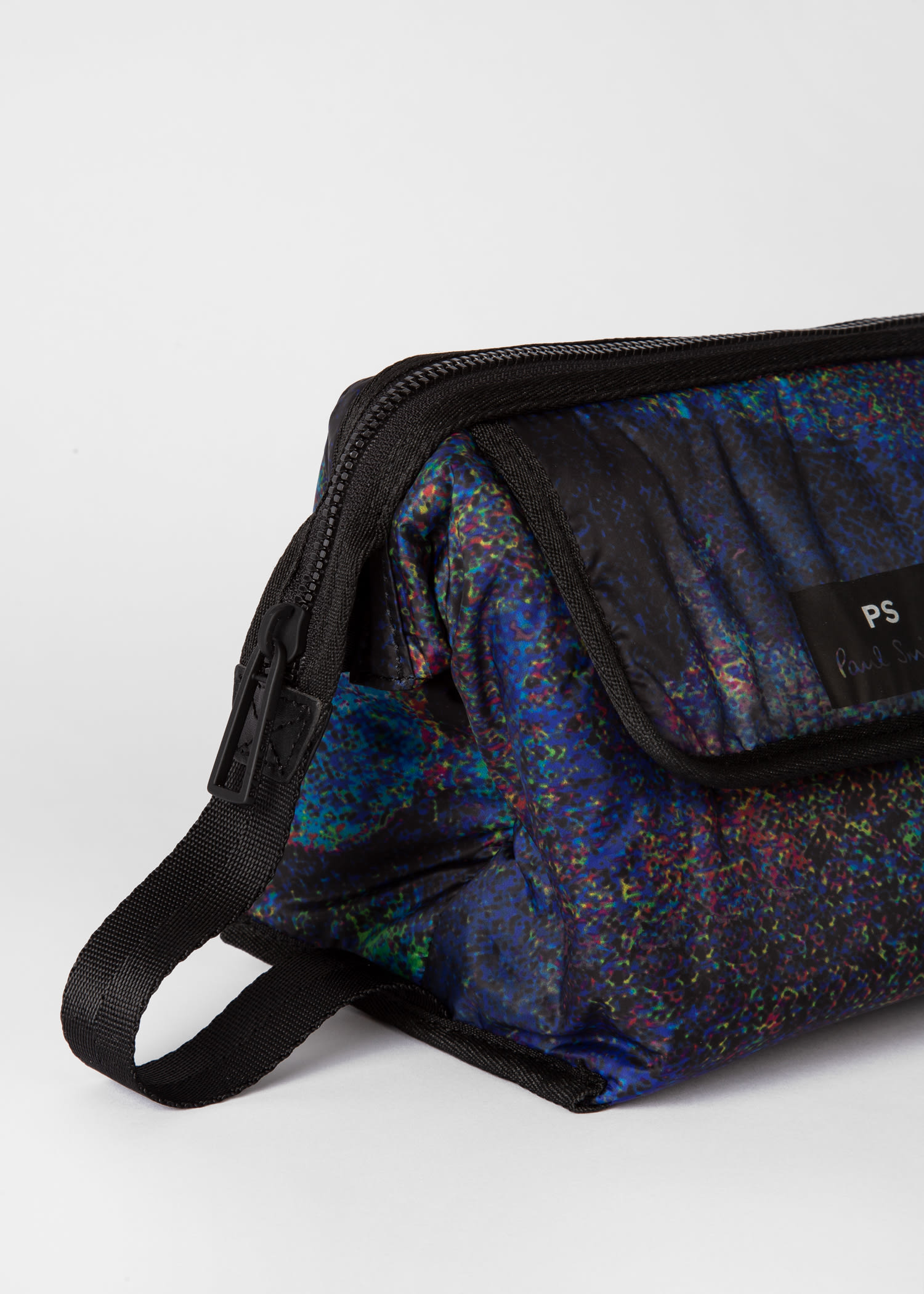 Men S Oil Slick Print Recycled Polyester Wash Bag Paul Smith Asia