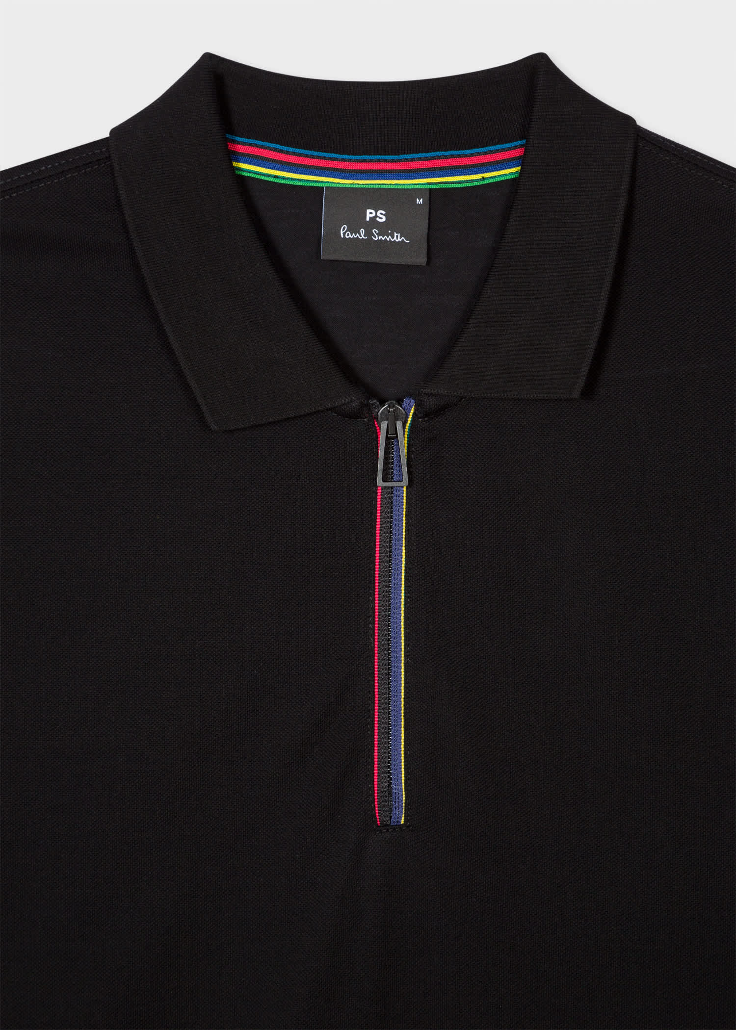 zip neck polo shirt mens